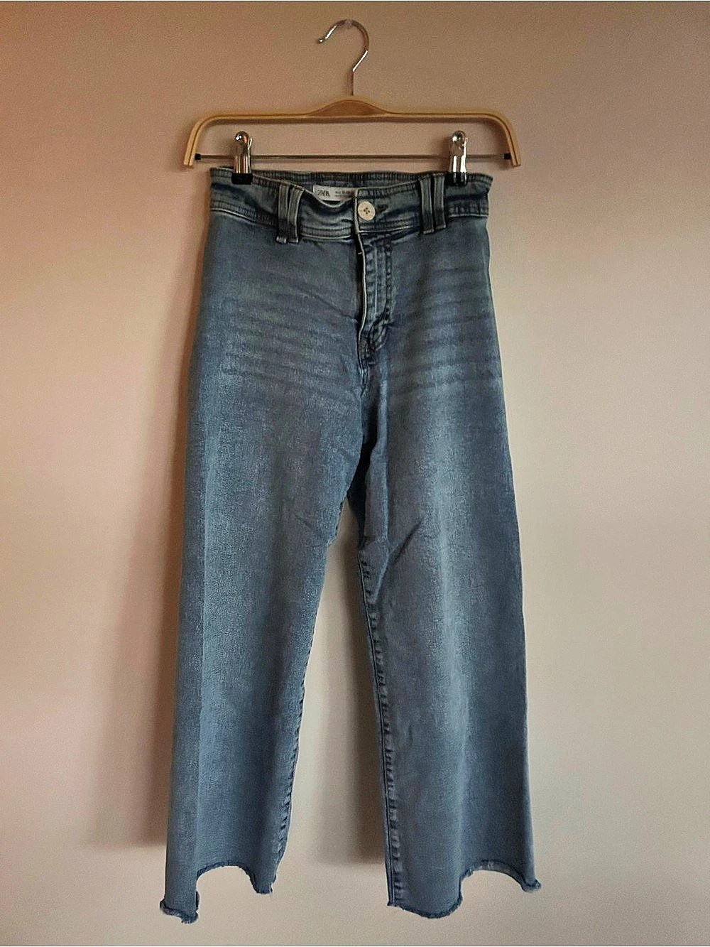 Zara Girls Marine Blue Jeans